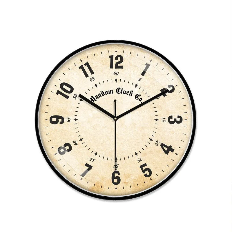 Antiqua Premium Silent Sweep Wall Clock - Beige media 4