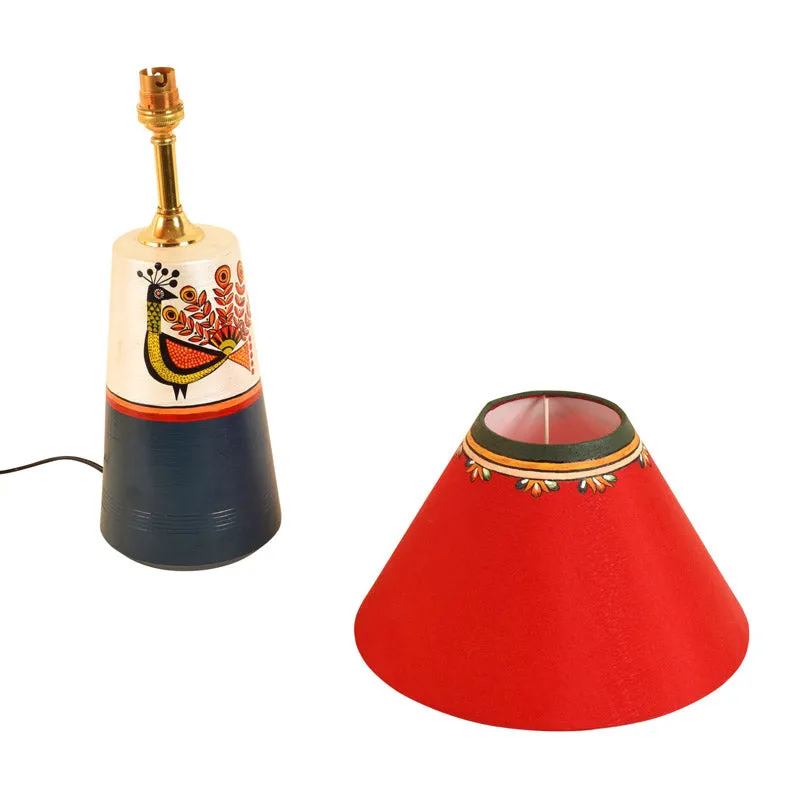 Indradatta Terracotta Table Lamp - Multicolor media 6