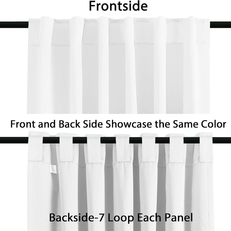 Serein Pleated Curtain Valance (White) - Set Of Two media 4