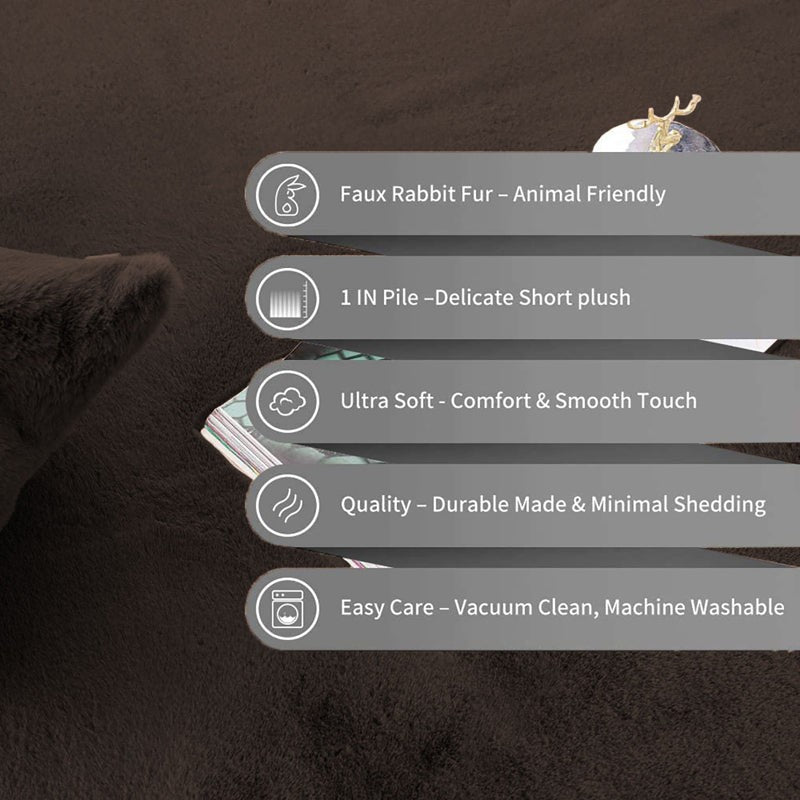 Floratex Anti-Skid Runner Rug - Brown media 5