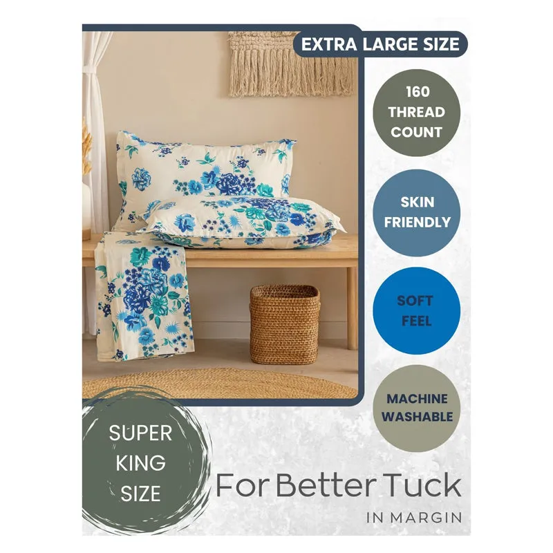 Swayam Endless Winter Cotton Bedsheet - 144 TC media 8