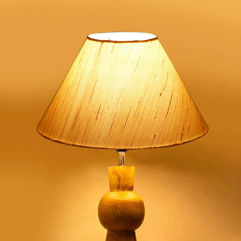 Angler Neo Wooden Table Lamp - Beige,Brown media 5