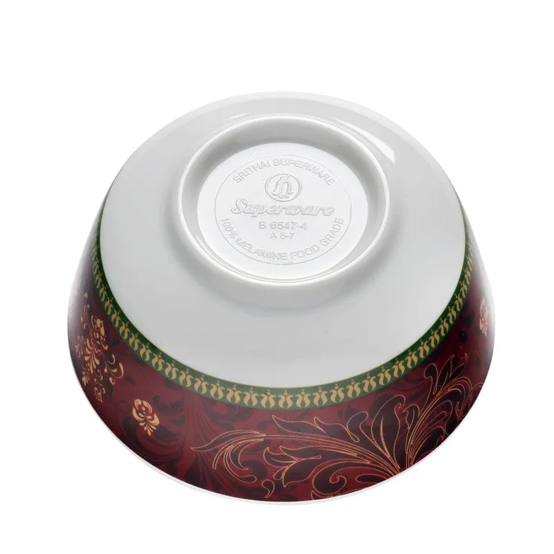 Ornamental Melamine Snack Bowls (200 mL Each) - Set of Six media 7