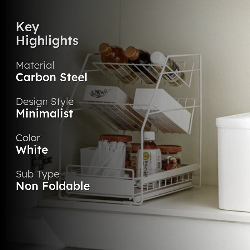 Essentio Kitchen Organizer - White media 2