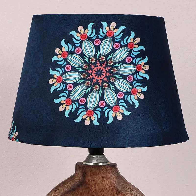 Toile Hewn Printed Mango Wood Table Lamp - Multicolor media 4