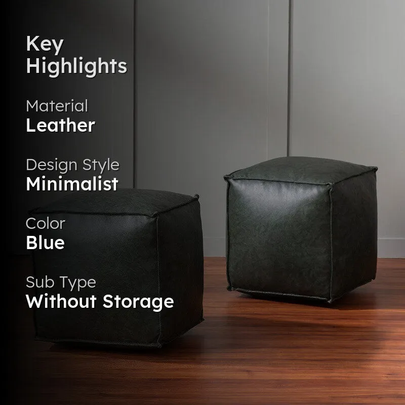 Balanced Proportion Pouffe (Green) - Set Of Two media 2