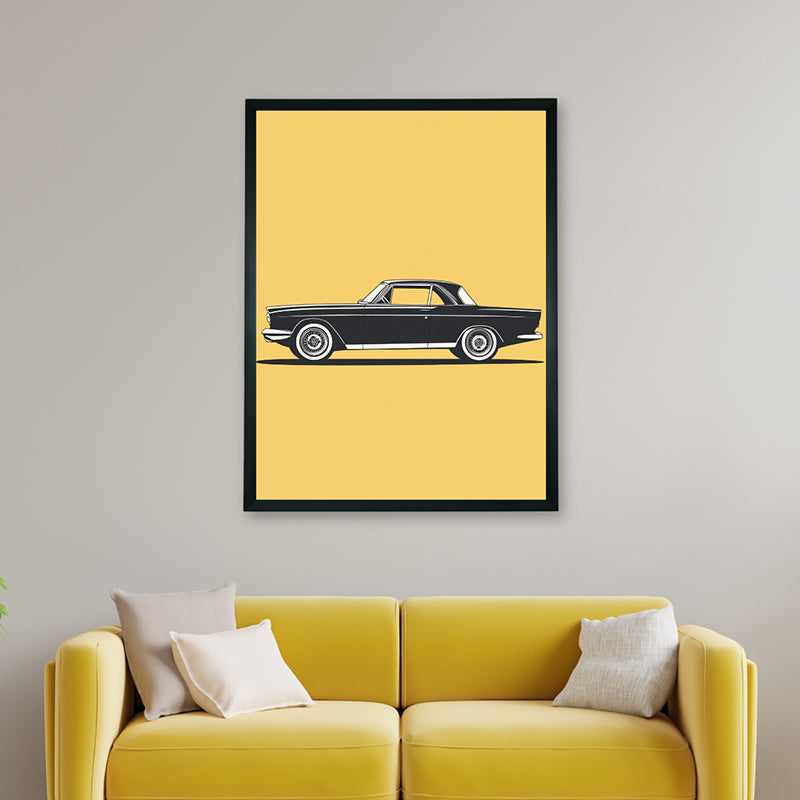 Vintage Car Wall Art With Resin Frame media 5