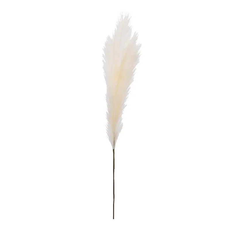 Artificial Realistic Pampas Sticks (Beige) - Set Of Three media 6