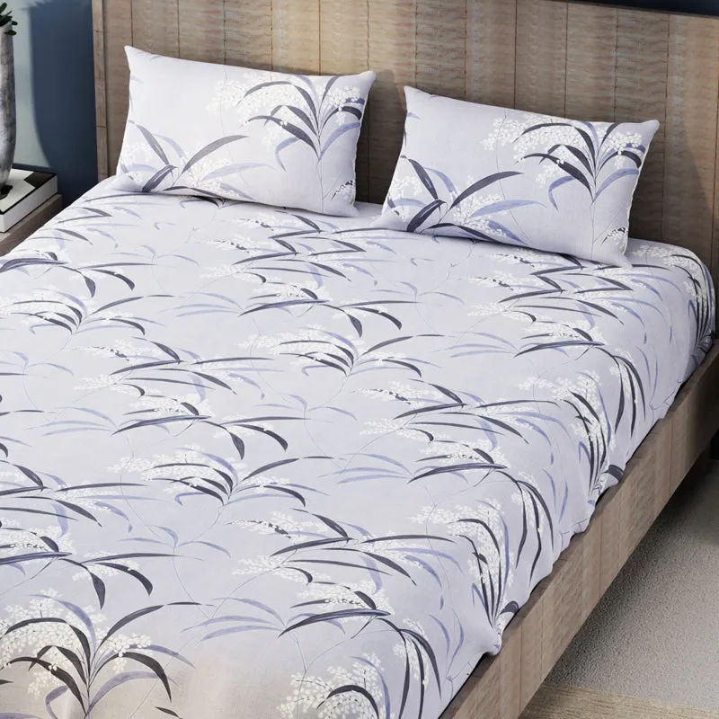 Bloomique Microfiber Bedsheet (Lavendor) - 140 GSM media 4
