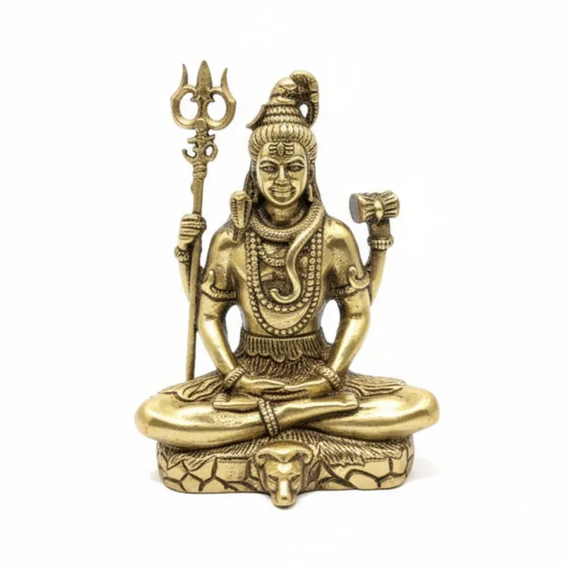 Kailash Nath Shiva Brass Idol media 4
