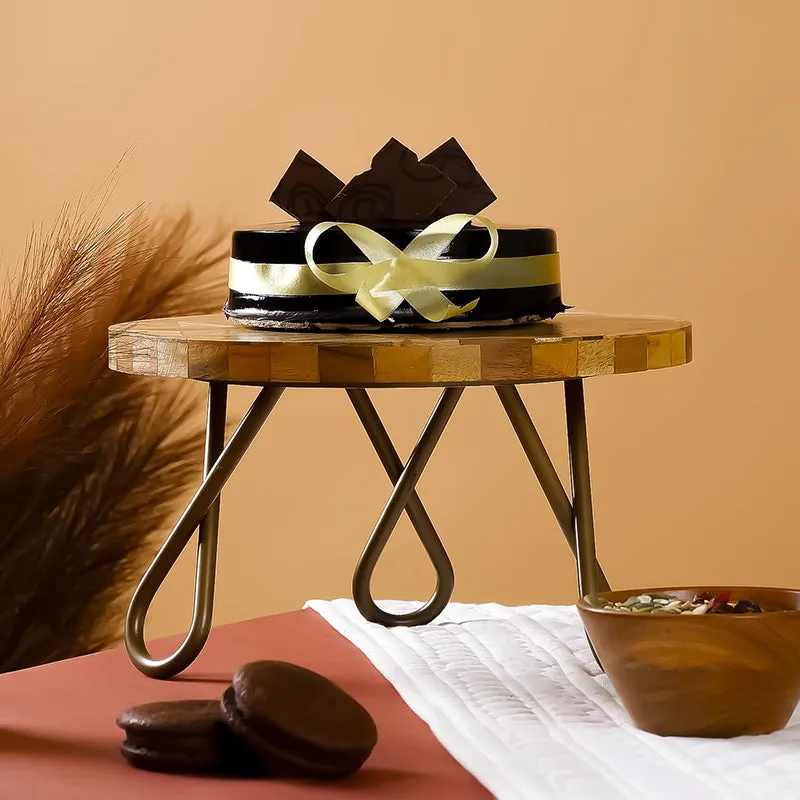 Tierli Twist Cake Stand - Gold media 5