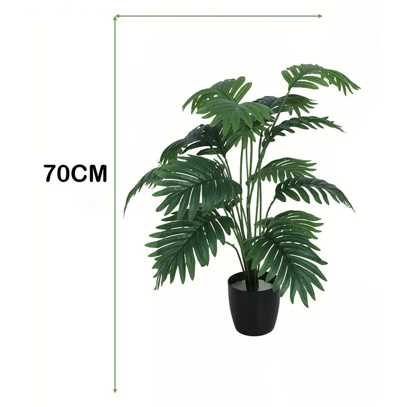 Botanelle Artificial Palm With Black Plastic Pot - 2.5 Feet media 6