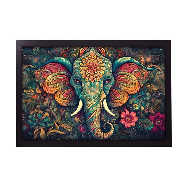 Ethnic Gaja Mural Wall Painting media 4