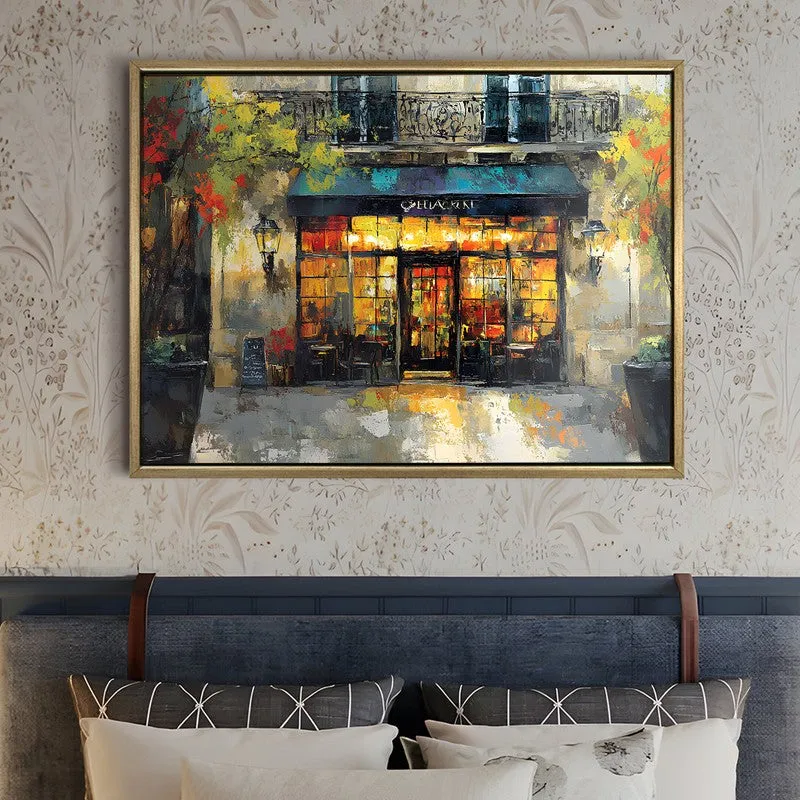 Amberique Canvas Wall Painting With Frame media 5