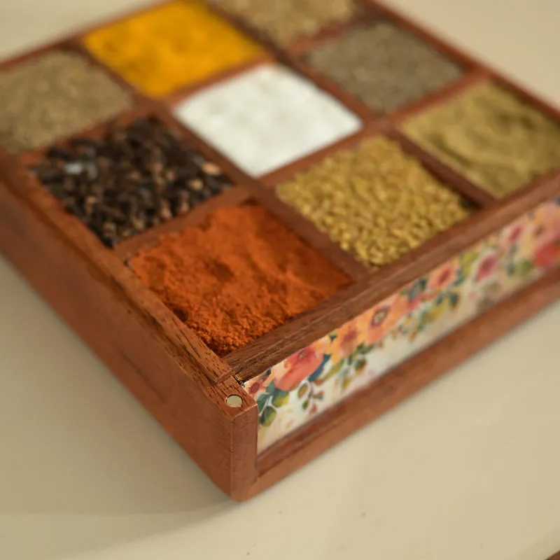 Spice Garden Wood Masala Box media 10
