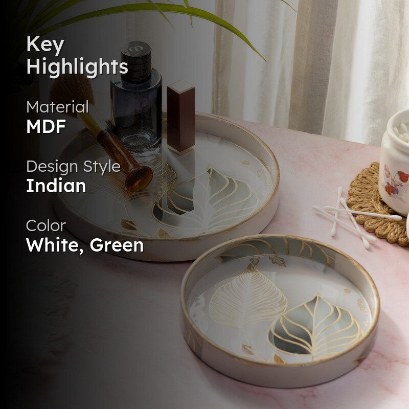 FloraFresh Round Serving Tray - Set Of Two media 2