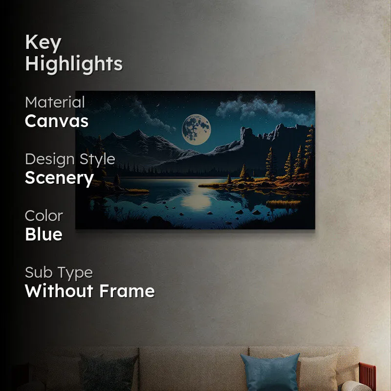 Moonkissed Canvas Wall Painting media 2