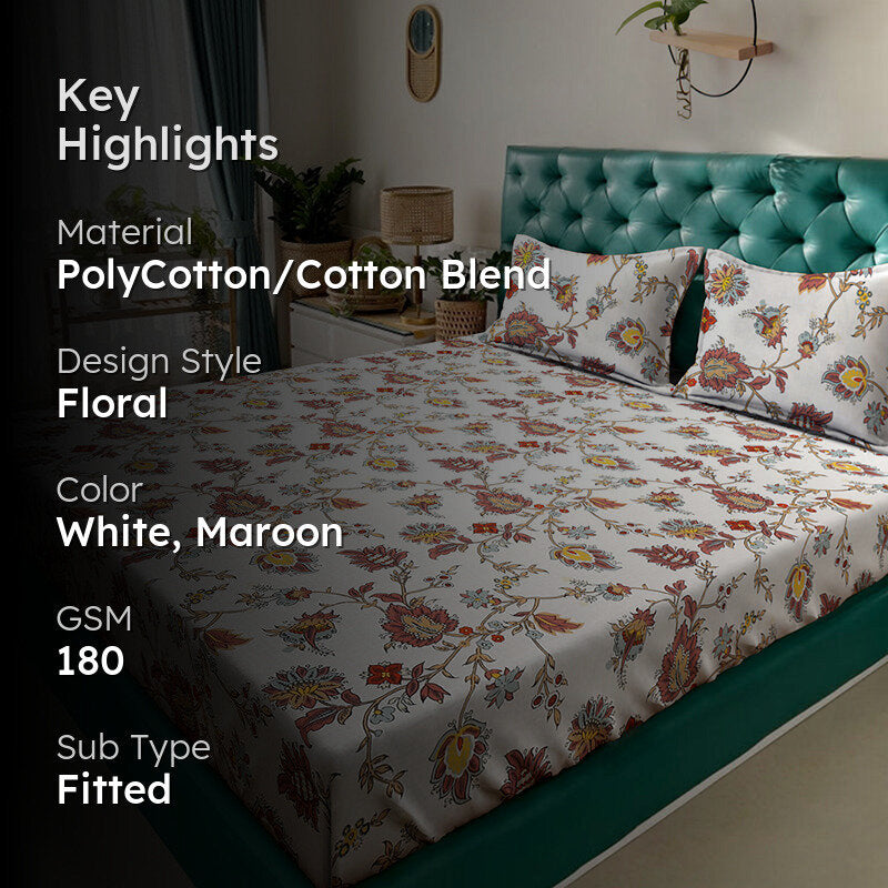 Anouk Fitted Bedsheet - 180 GSM media 2
