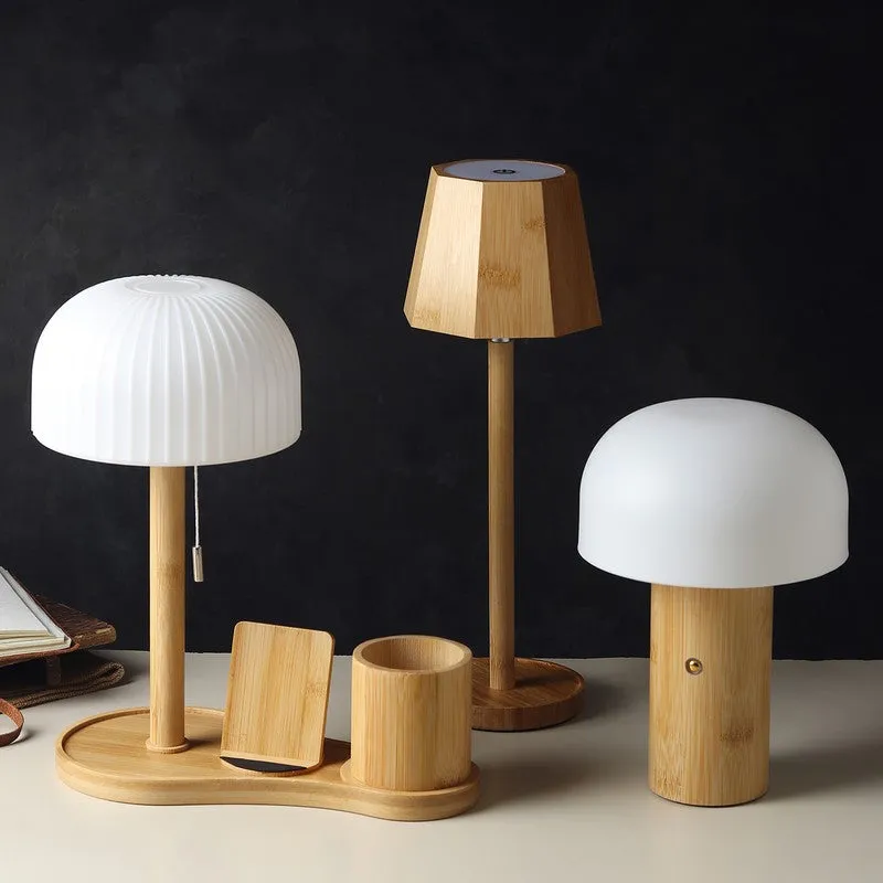 Mexo Ray Bamboo Table Lamp - Beige media 6