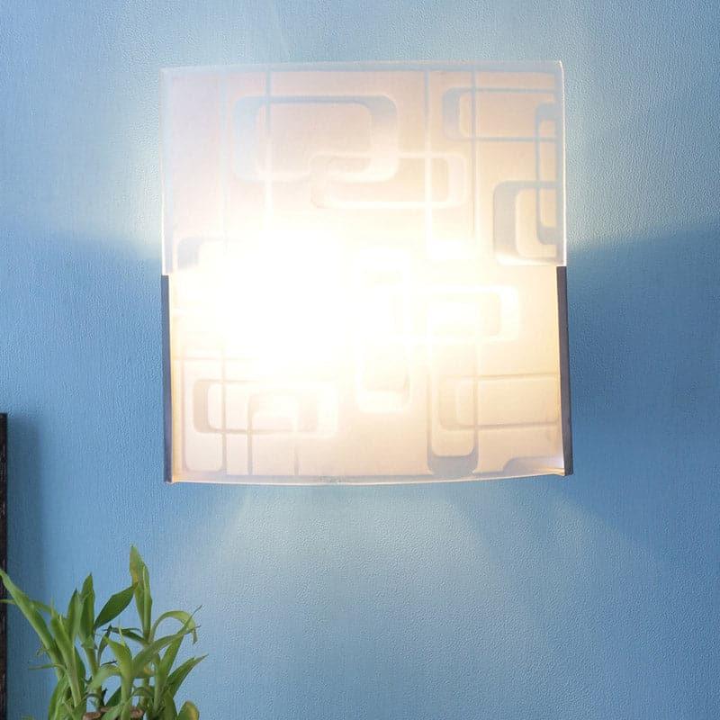 Abstract Block Glass Wall Lamp