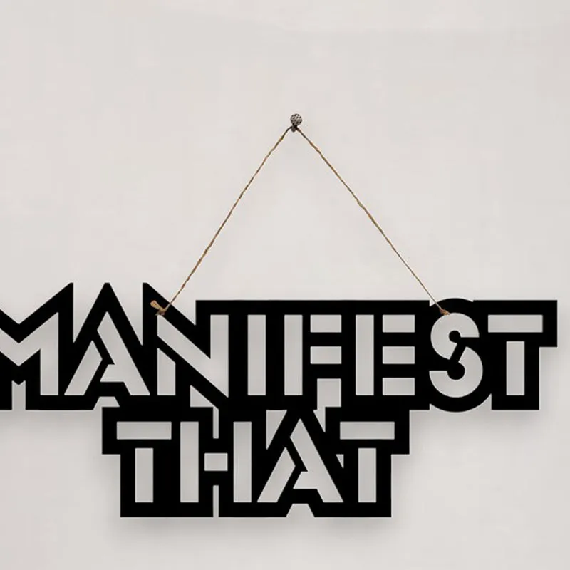 Manifest That Mild Steel Wall Accent media 4