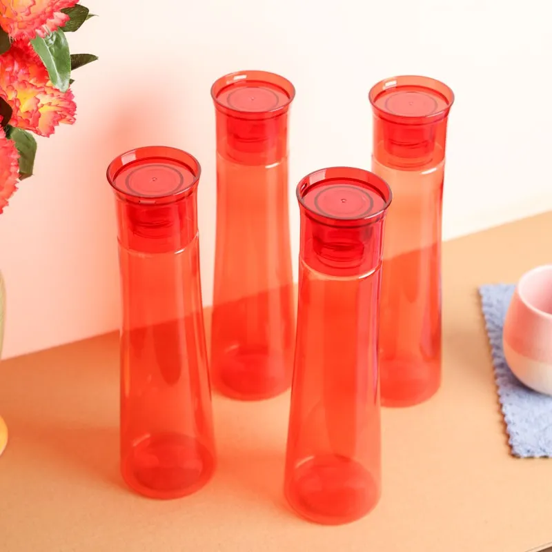 AquaMist Red Clear PET Bottle (1000 mL Each) - Set Of Four media 3