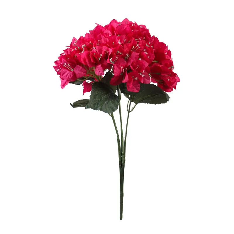 Artificial Realistic Bougainvillea Bouquet (Pink) - Set Of Two media 4