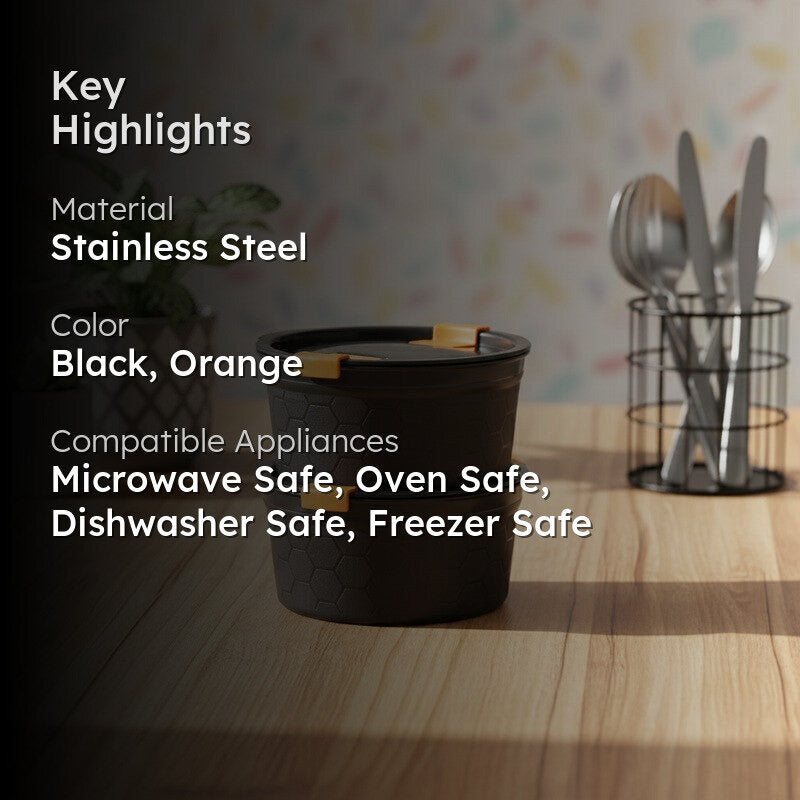 Airova Smart Lunch Box (300 mL Each) - Set Of Two media 2