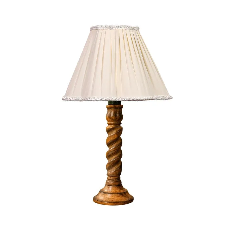 Elvane Aerin Wooden Table Lamp - OffWhite media 5