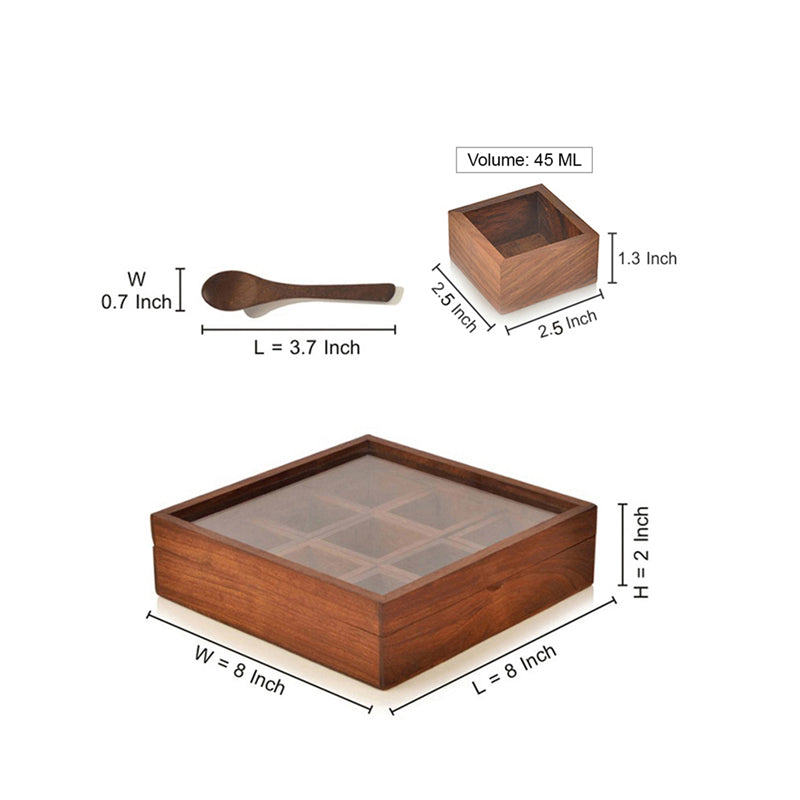 Amo Handcrafted Spice Box media 6