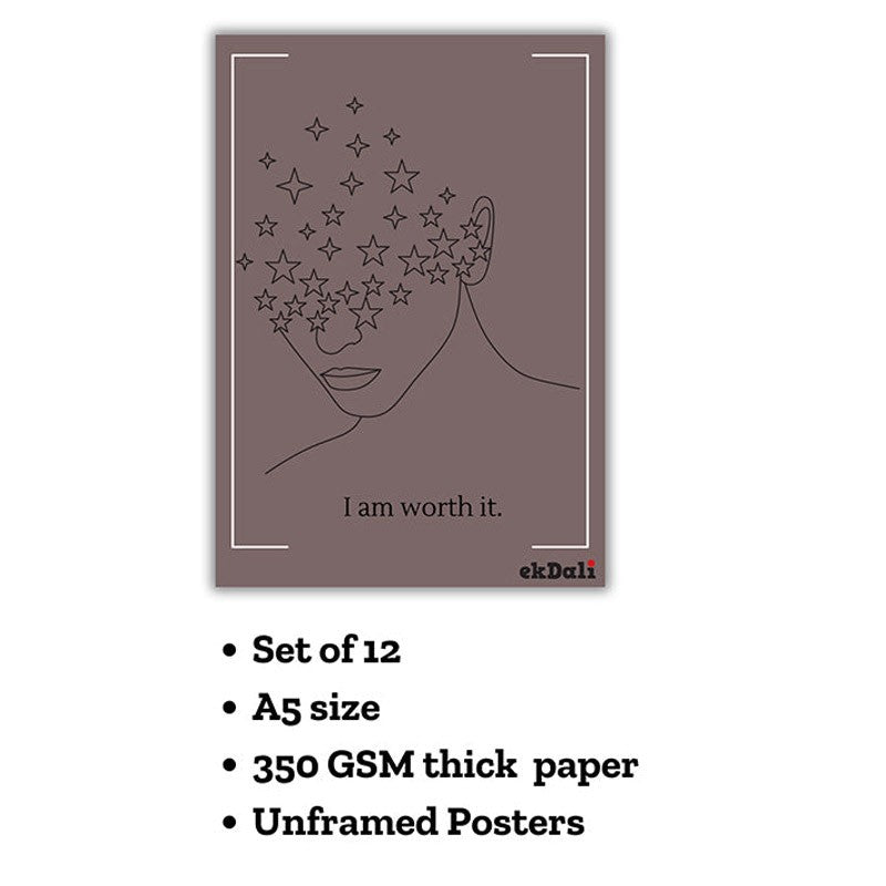Celebrating Self Wall Poster - Set Of Twelve media 6