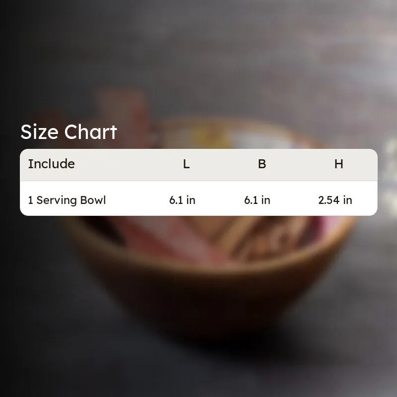 Servora Mango Wood Round Serving Bowls media 7