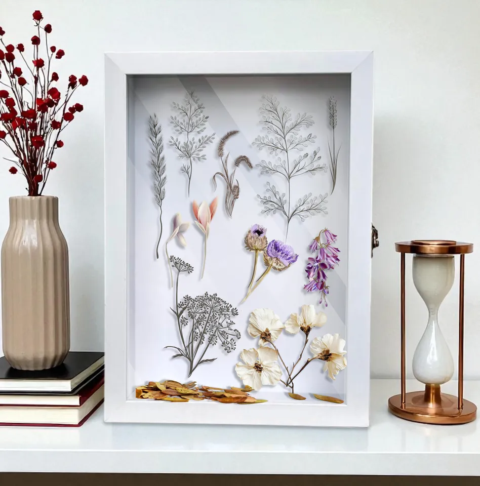 LuxeOutline MDF Shadow Box Photo Frame - White media 10