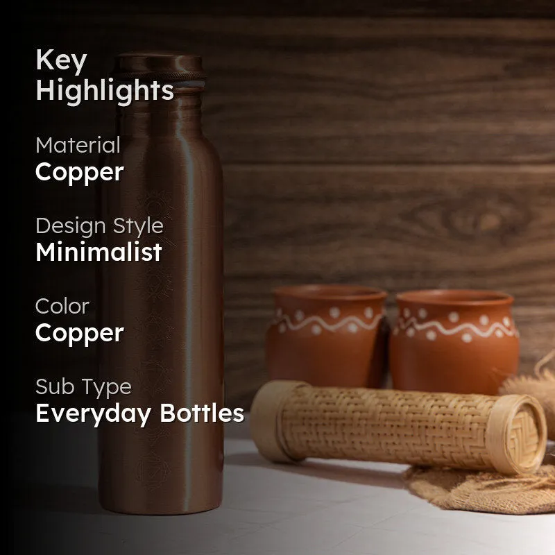 Hydra Copper Watter Bottle - 1000 mL media 2