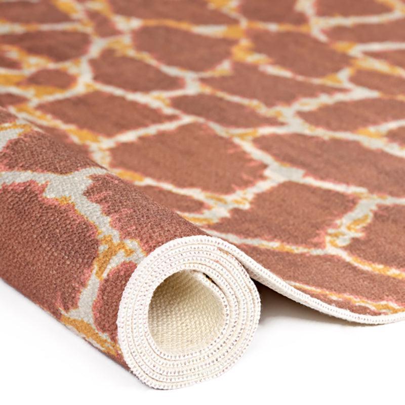 Ailin Abstract Polyester Anti-Skid Polyester Carpet - Light Brown media 6