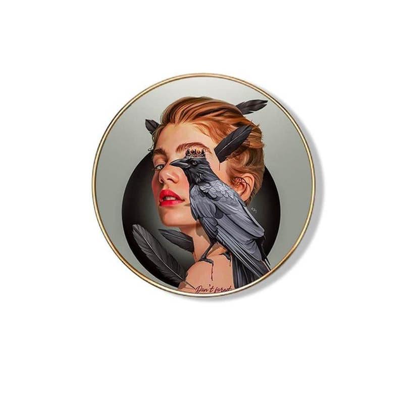 The Bird And The Lady Canvas Wall Art media 3