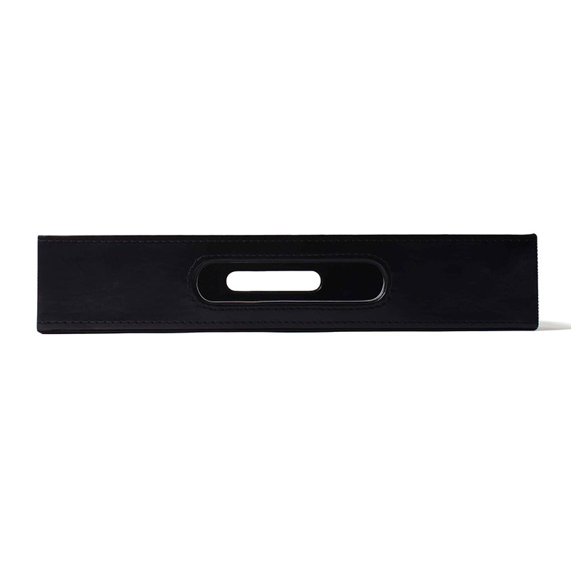Veltrix Faux Leather Serving Tray - Black media 4