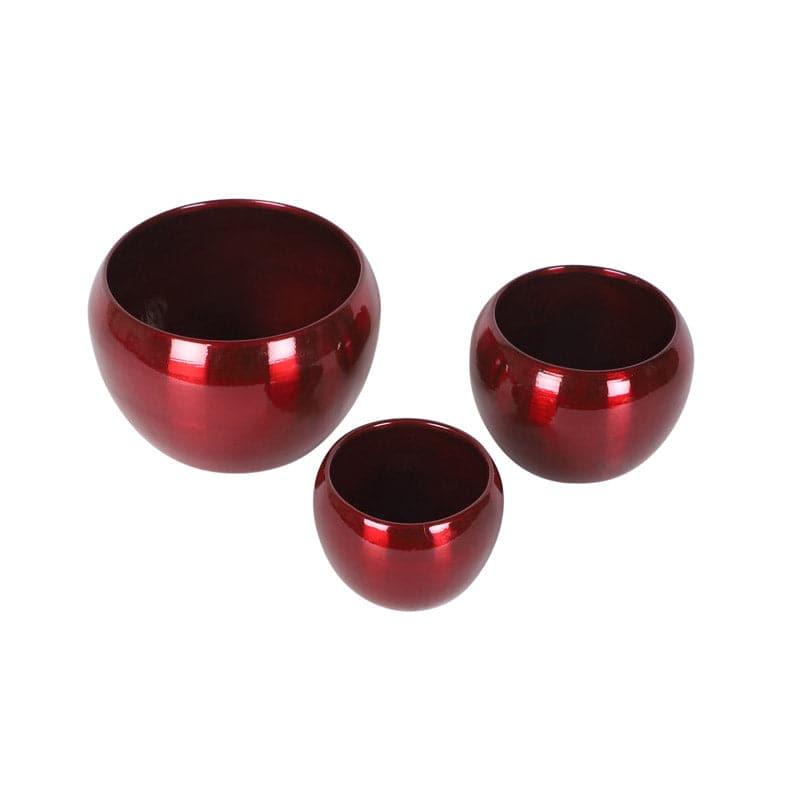 Applo Pine Planter (Red) - Set Of Three media 4