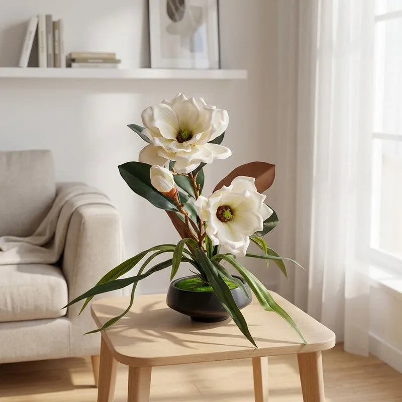 AarviDecor Pure Blossom Foam Artificial Plants media 1