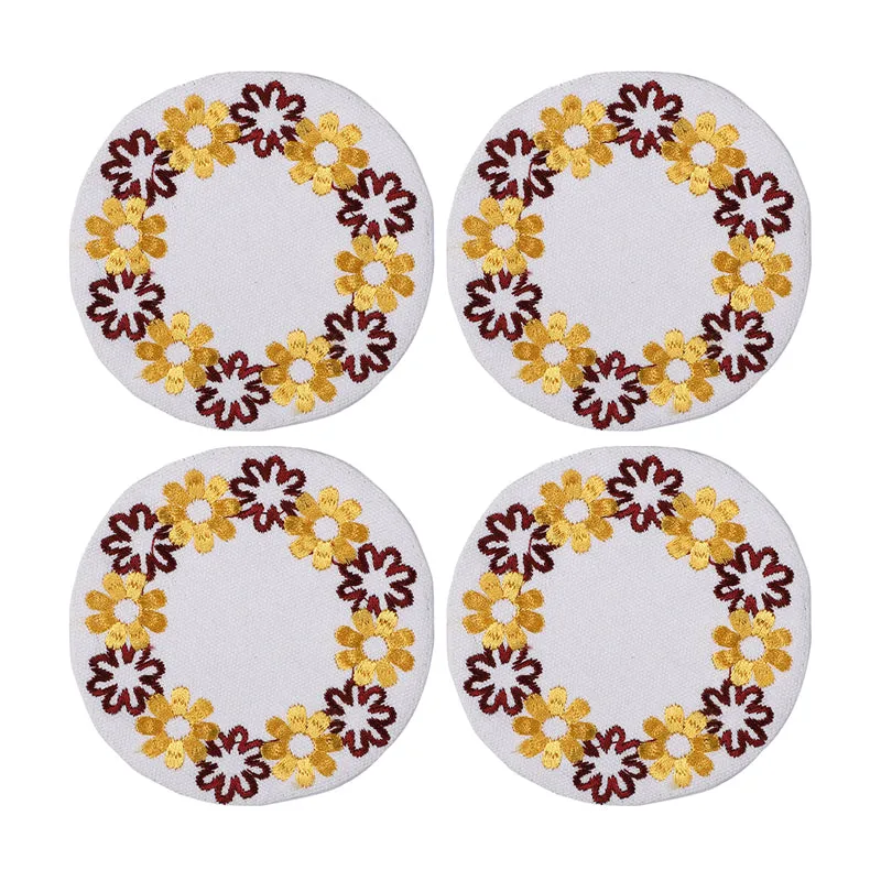 Flora Fringe I Coaster - Set Of Four media 4
