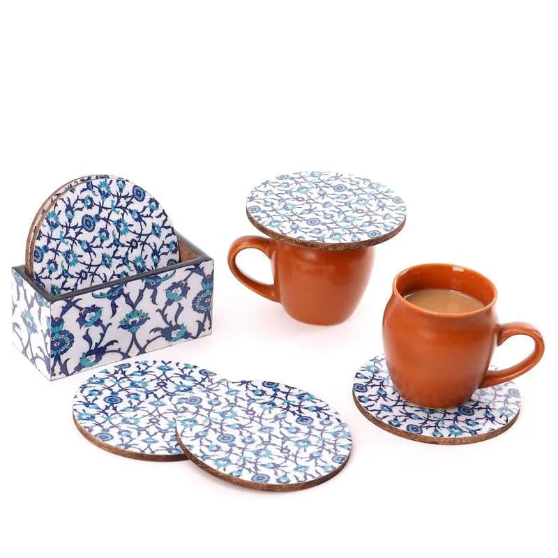 Indigo Spread Coaster - Set Of Six media 3