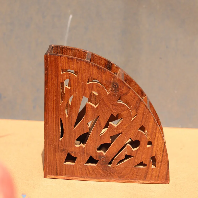 Eden Carve Wood Cutlery Stand media 3