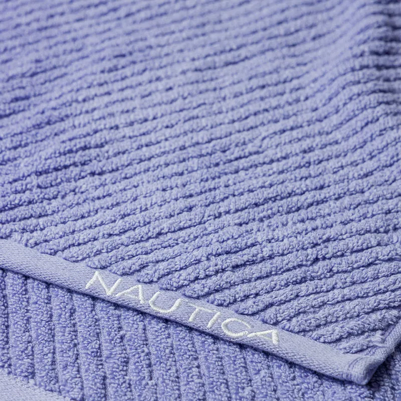 Nautica Riviera Soft Cotton Towel Set (Light Blue) - Set Of Six media 6