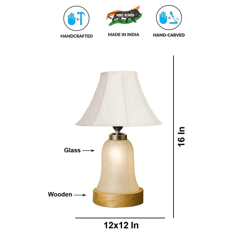 Zoravelle Wooden Table Lamp - Off White media 9