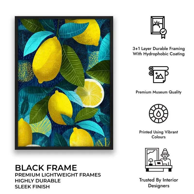 Fresh Picked Canvas Wall Painting - Black Frame media 9