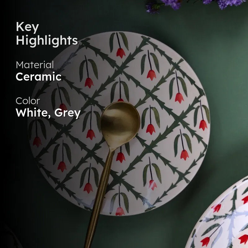 Rosalba Ceramic Quarter Plate media 2
