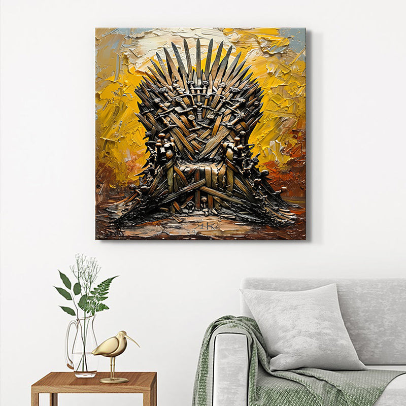 Iron Throne Wall Painting