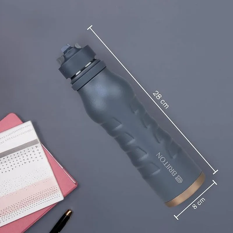 Epiquencher Hot & Cold Thermos Water Bottle (Grey) - 750 mL media 11