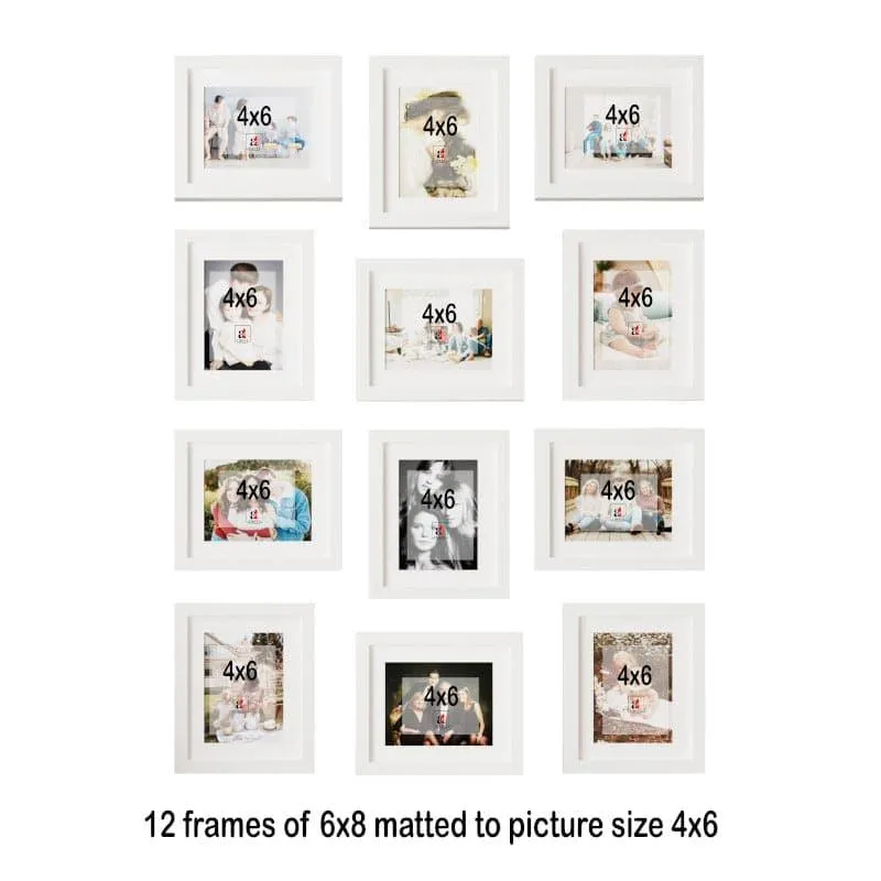 Memory Mood Photo Frame (White) - Set Of Twelve media 3