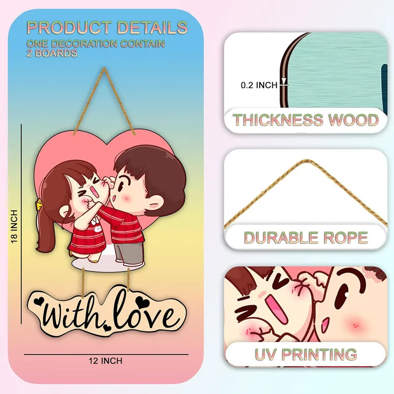Couple With Love I Polyester & MDF Wall Hanging media 7